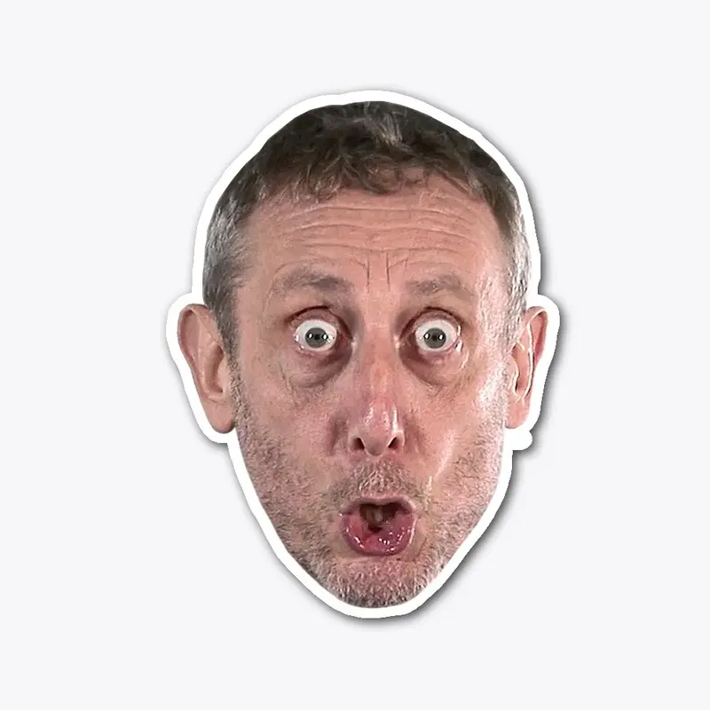 Michael Rosen Die Cut Sticker 1